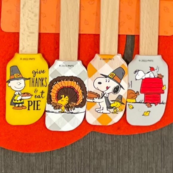 PEANUTS Thanksgiving Mini Spatula Set - Picture 1 of 5
